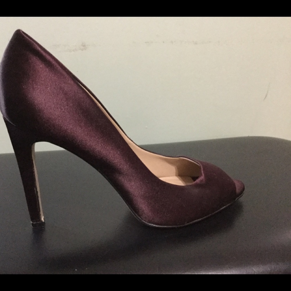 BCBGeneration Peep Toe High Heel Dress Pumps.
